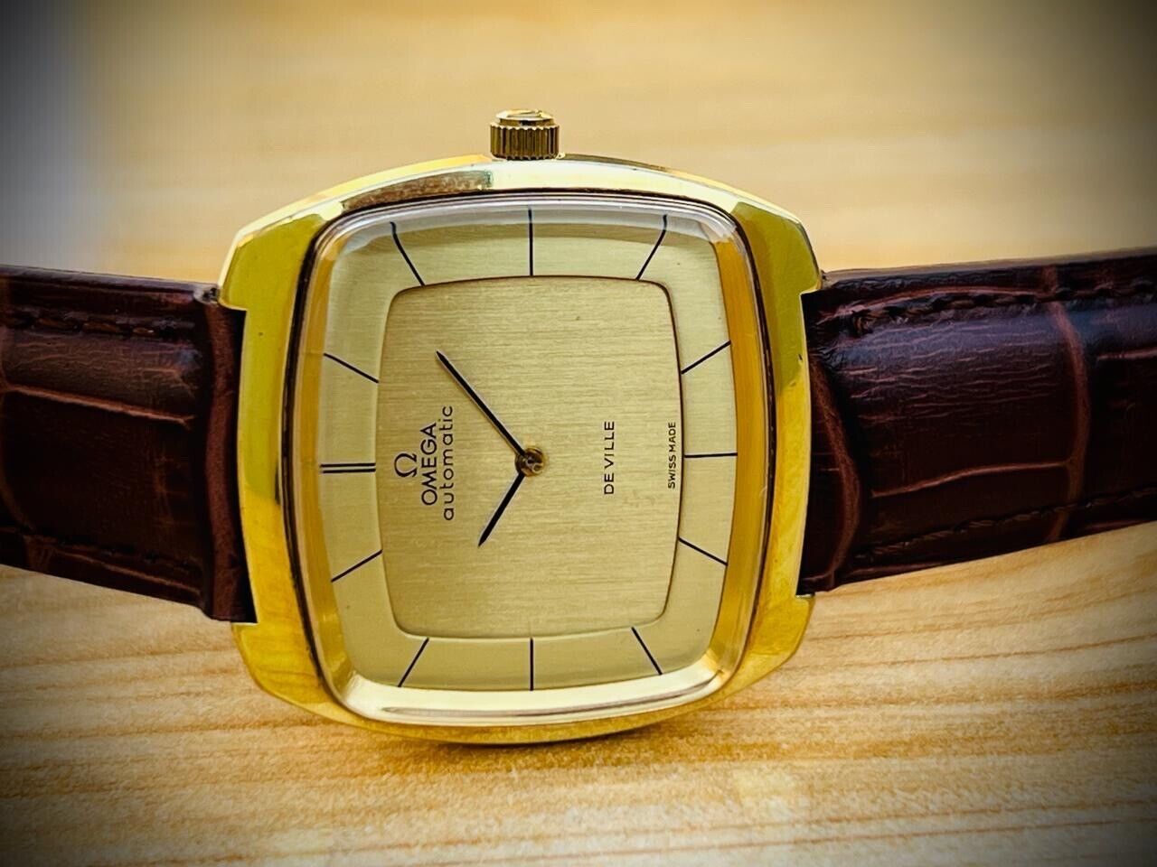 Vintage Omega De Ville Automatic Men’s Watch 37mm 151.0051 Rare Cal.711
