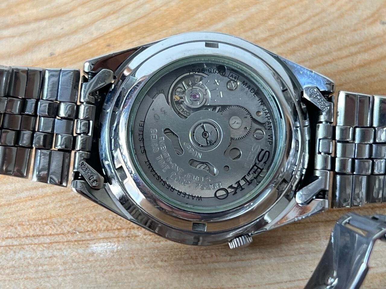 Seiko 5 Blue Dial 7s26-00x0 Automatic 21 Jewels 36mm Men’s Watch, Perfect