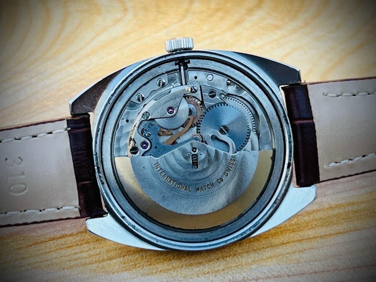 Vintage IWC Stainless Steel Automatic Mens Watch Case Ref. 2006203 Cal.8541B