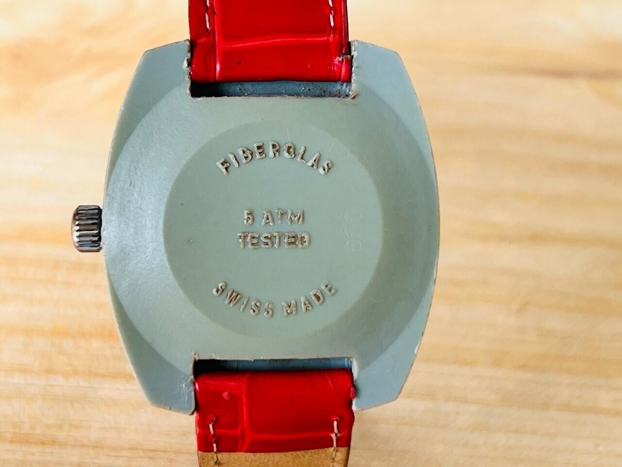 Vintage Rotary Campus Red Dial Manual Wind Mens Watch, Swiss Made