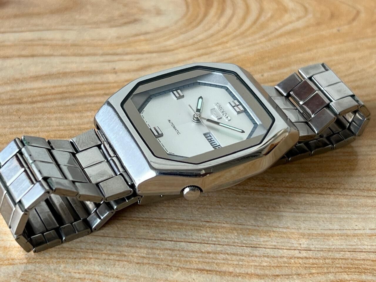 Vintage Seiko 5 Silver Dial 6309-559A Automatic 35mm Men’s Watch, Perfect