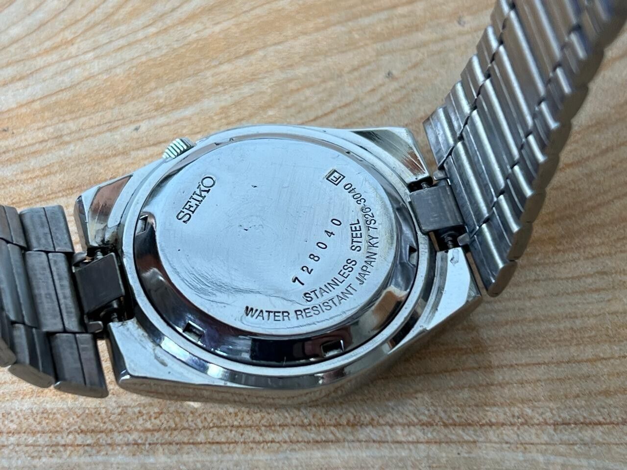 Vintage Seiko 5 Railway Dial 7s26-3040 Automatic 36mm Men’s Watch, Perfect