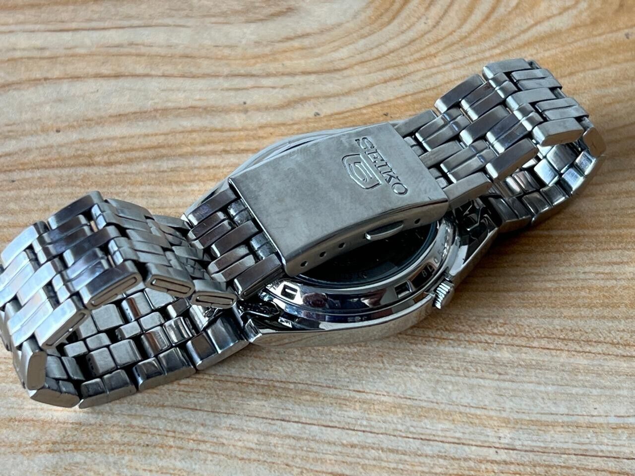 Seiko 5 Rare Dial 7s26-02e0 Automatic 21 Jewels 37mm Men’s Watch, Perfect