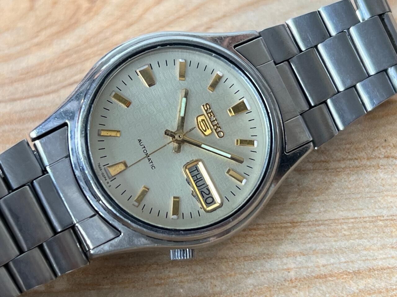 Vintage Seiko 5 Computer Print Dial 7009-3101 Automatic 36mm Men’s Watch Perfect