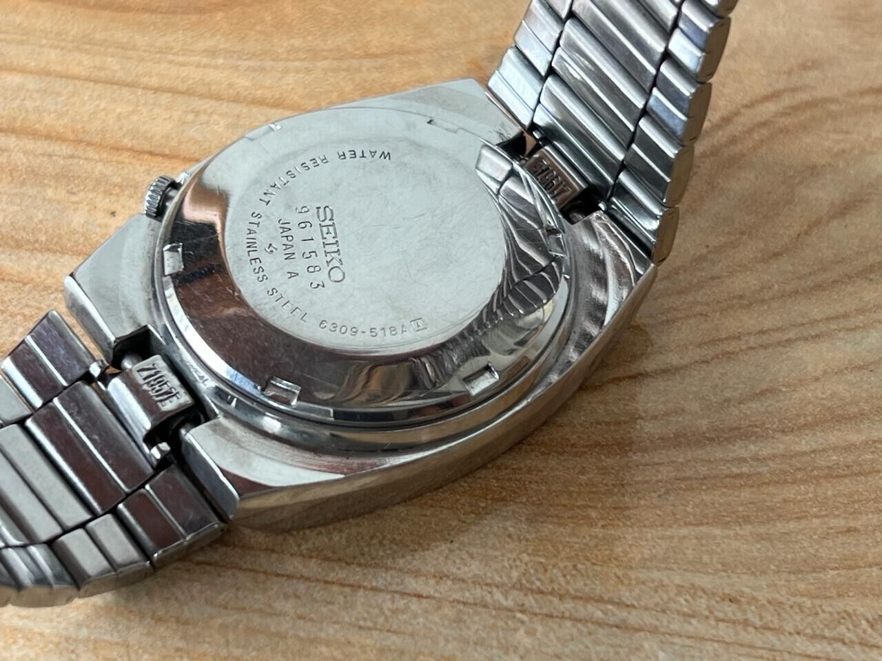 Vintage Seiko 5 Diamond Dial 6309-518A Automatic 35mm Men’s Watch, Perfect