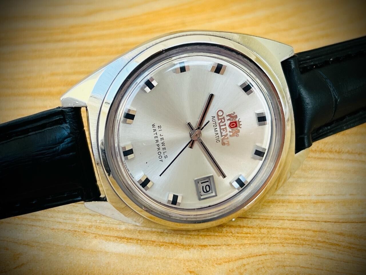 Vintage Orient Silver Dial Automatic 38mm Mens Watch, Perfect