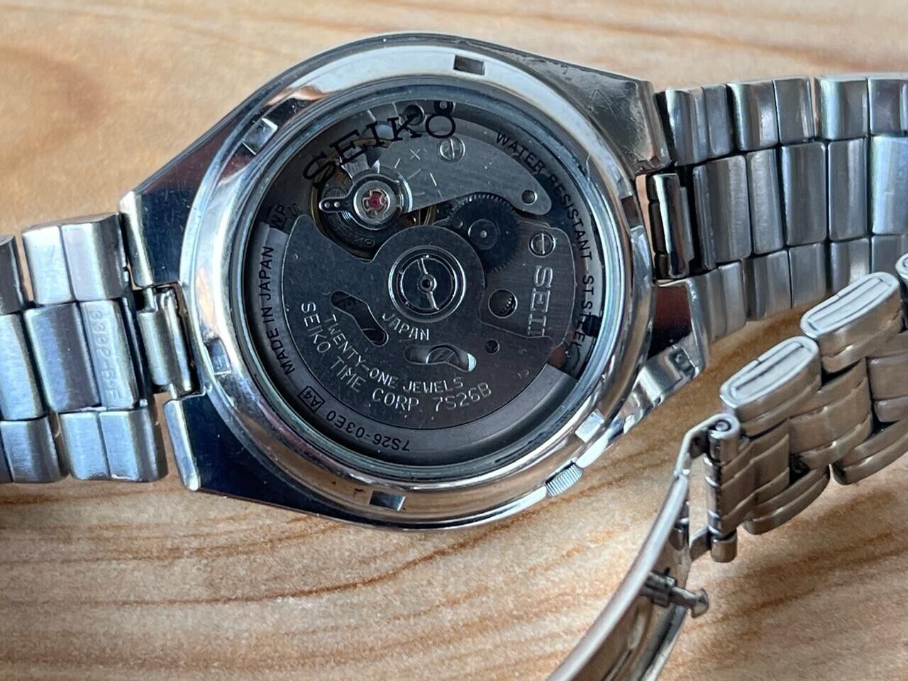 Seiko 5 Lume Dial 7s26-03e0 Automatic 35mm Men’s Watch, Perfect