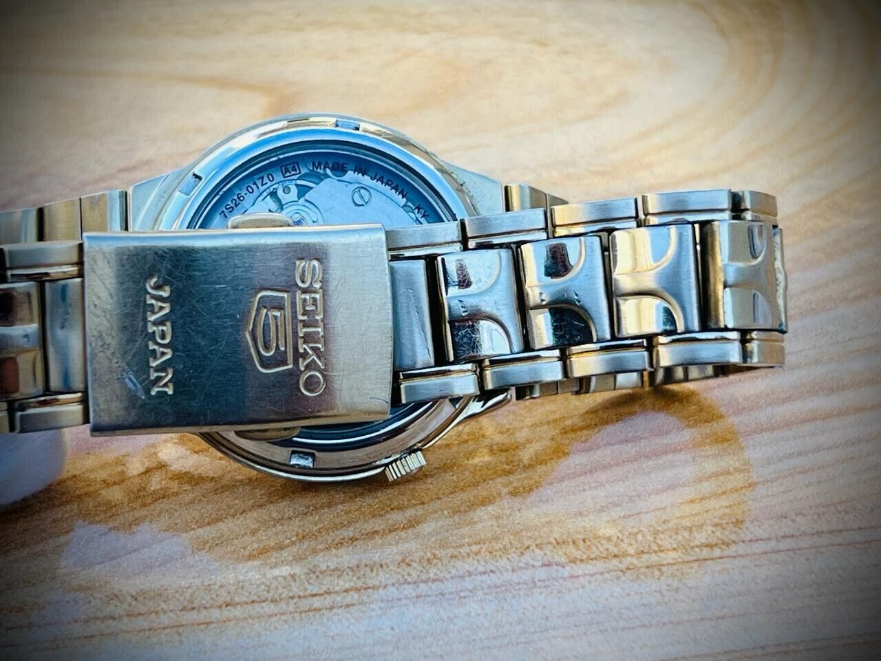 Seiko 5 Automatic Black Dial 21 Jewels 7s26-01Z0 Japan 35mm