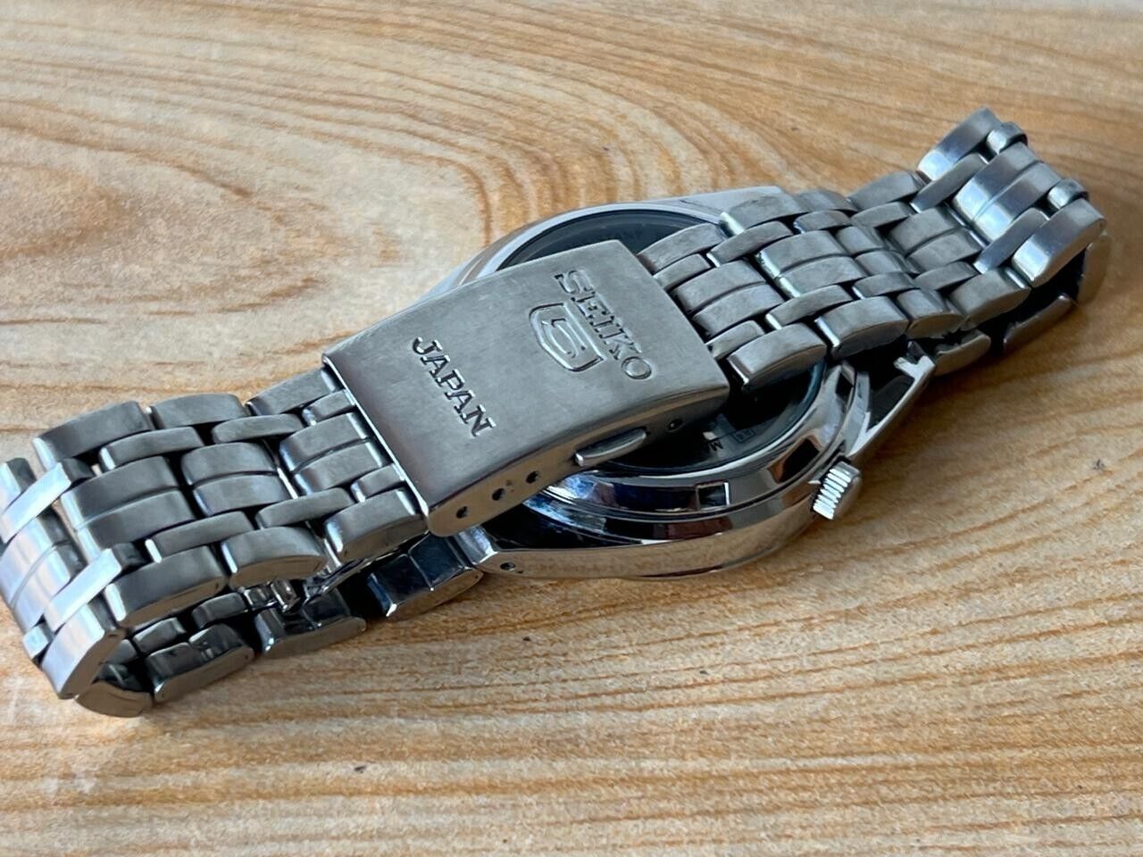 Seiko 5 Black Dial 7s26-02c0 Automatic 21 Jewels 36mm Men’s Watch, Perfect