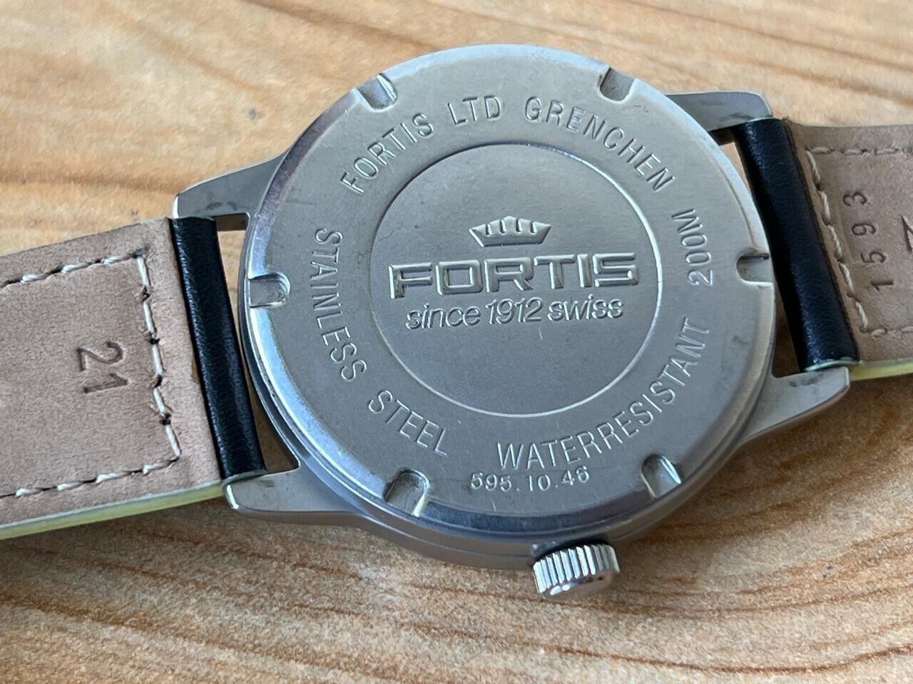 Vintage Fortis Flieger 200m 595.10.46 Automatic 40mm Men's Watch, Swiss Made