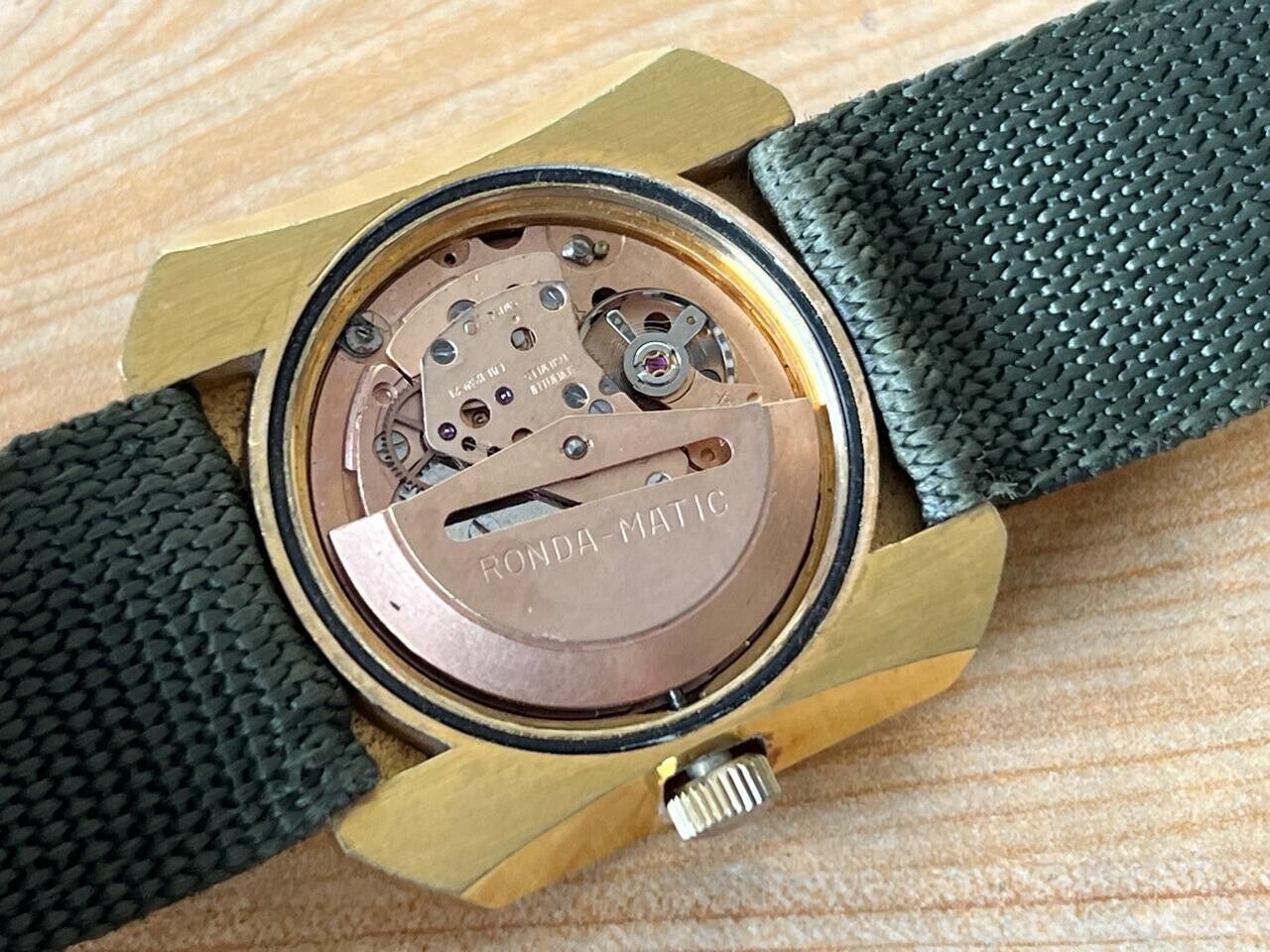 Vintage Cadilca Green Dial Automatic 38mm Men’s Watch, Perfect