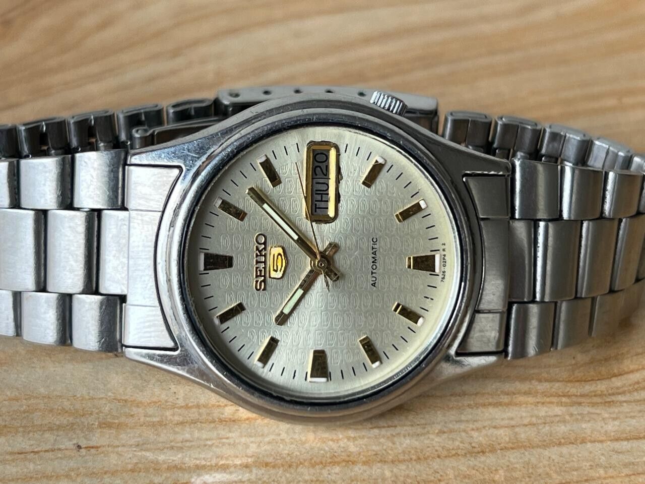 Vintage Seiko 5 Computer Print Dial 7009-3101 Automatic 36mm Men’s Watch Perfect