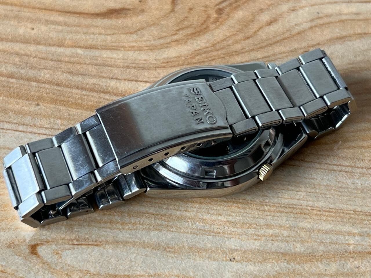 Seiko 5 Railway Dial 7s26-0530 Automatic 21 Jewels 37mm Men’s Watch, Perfect