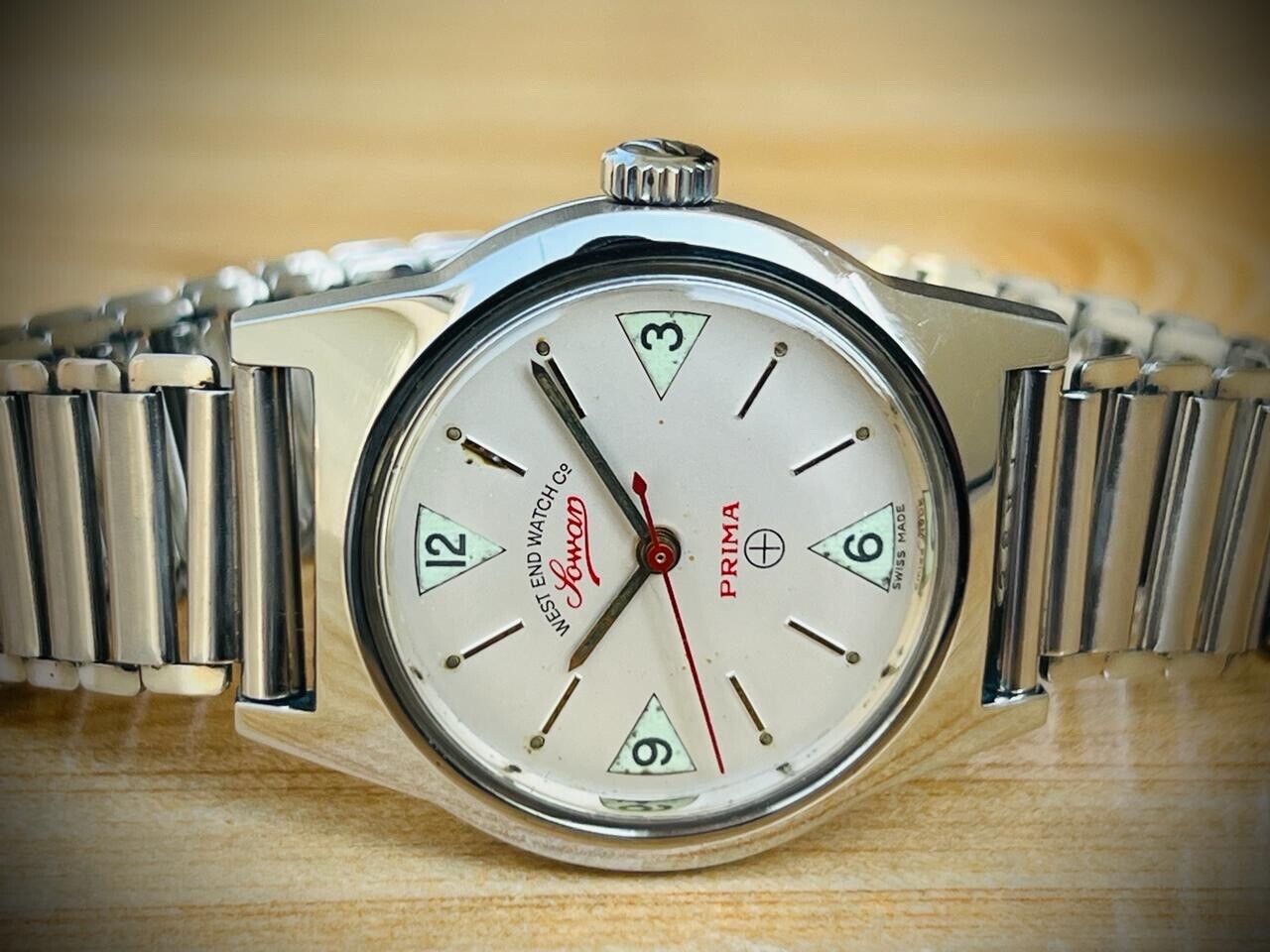 Vintage West End NOS Manual Wind Gents Watch 32mm, Swiss Made