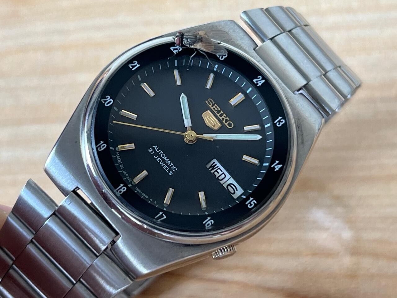 Vintage Seiko 5 7s26-3160 Automatic 36mm Men’s Watch, Perfect