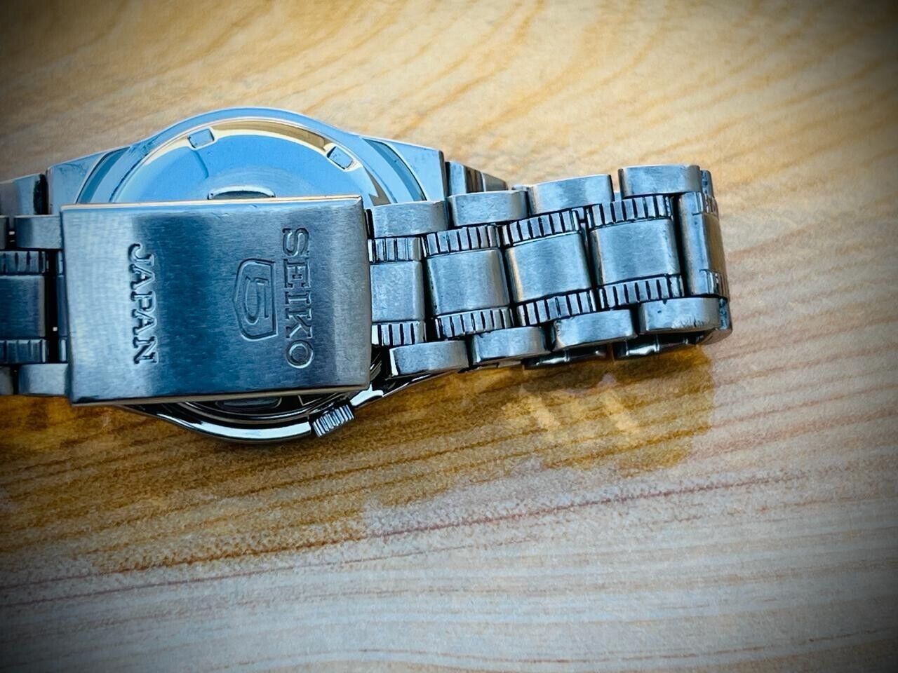 Vintage Seiko 5 Automatic Silver Dial Unisex Watch 32mm