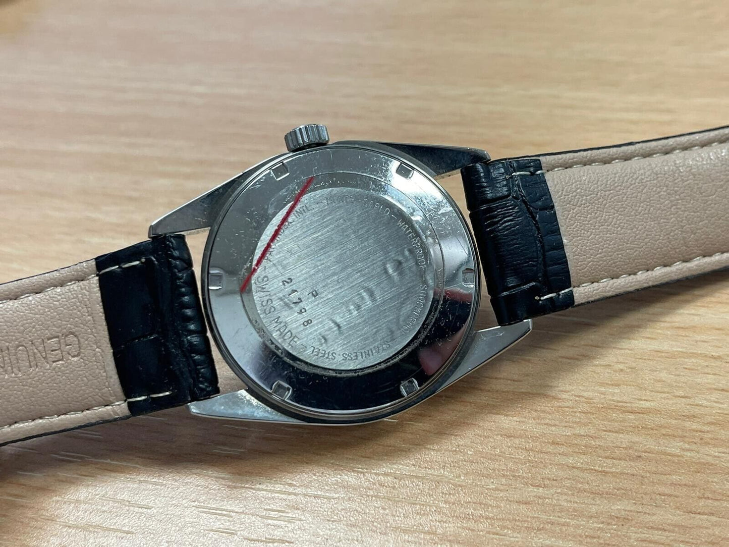 Vintage Dalil Muslim Satellite 1970’s NOS Mens Watch, ETA 2824, Swiss Made 35mm