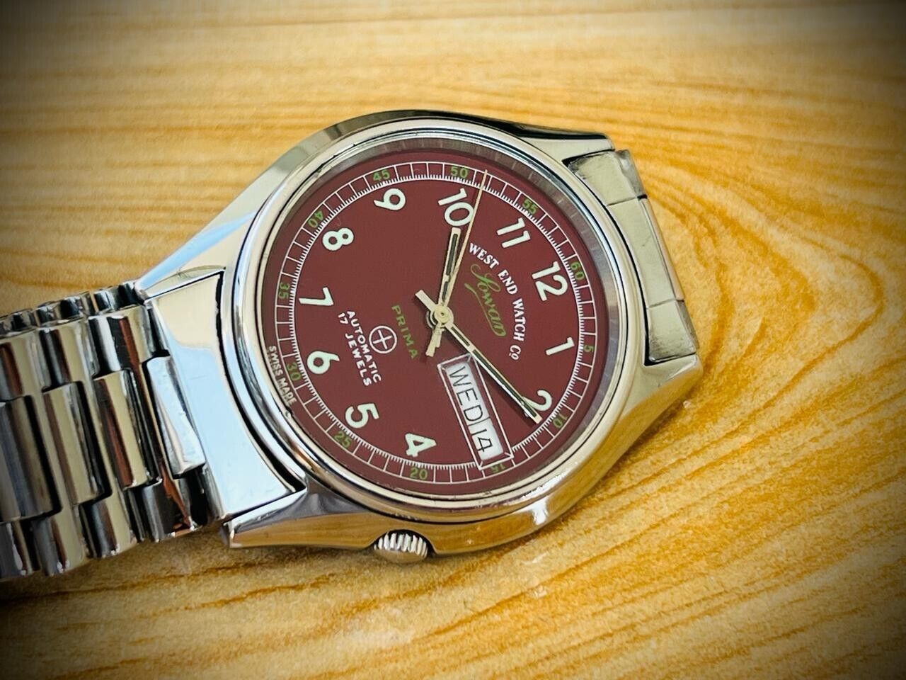 Vintage West End Special Dial 37mm Automatic Gents Watch Swiss Made
