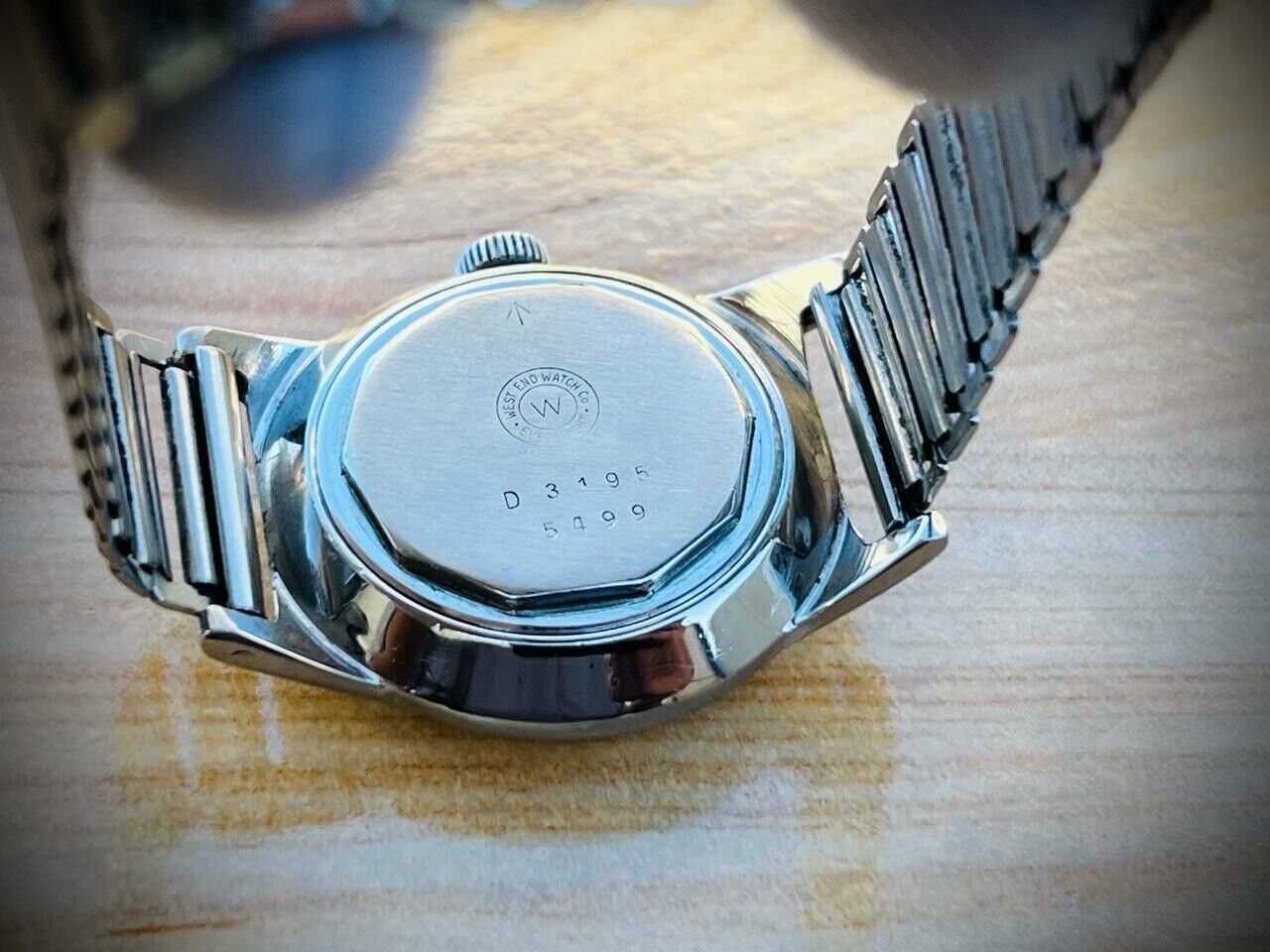 Vintage West End Emerald Dial Manual Wind Gents Watch 31mm Swiss Made