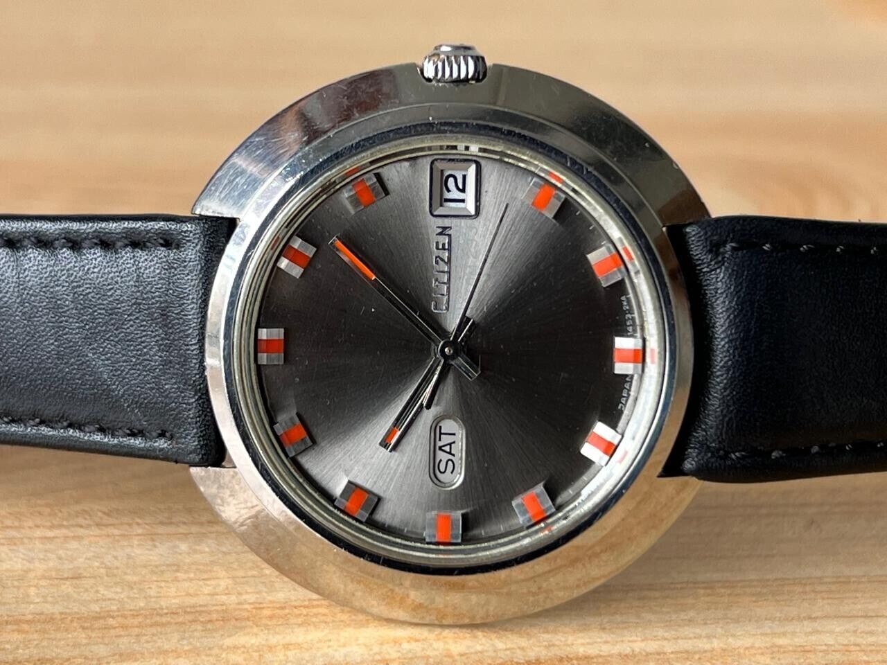 Vintage Citizen Rare Grey Dial Automatic 42mm Men’s Watch, Perfect
