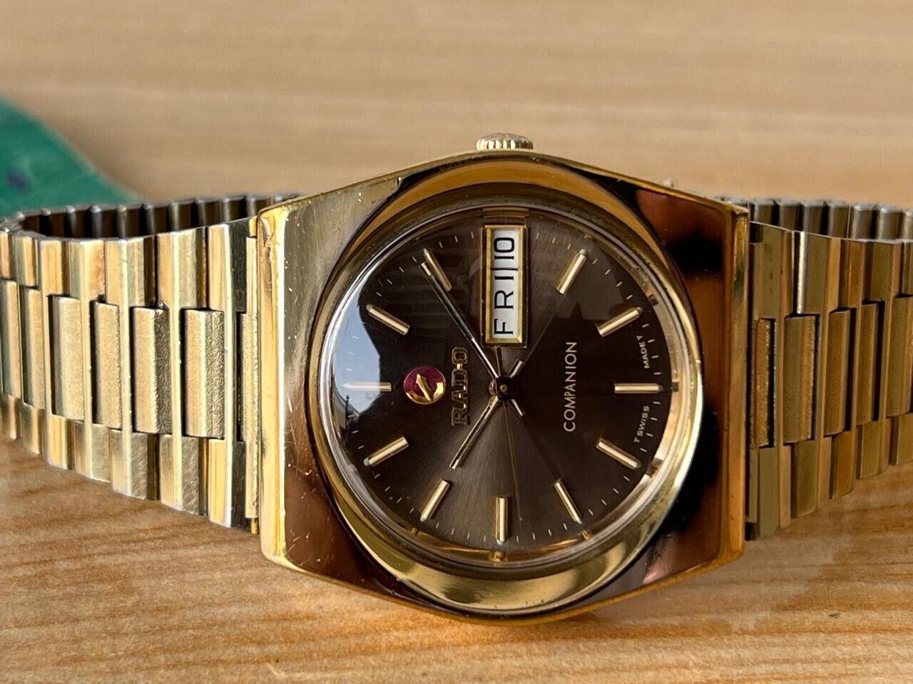 Vintage Rado Companion 37mm Automatic Men's Watch, Swiss Made, Perfect + Papers