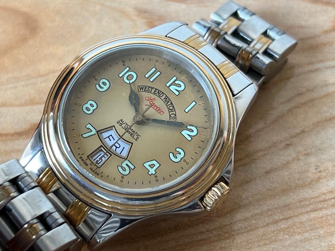 Vintage West End Co 2/Tone Automatic 36mm Men’s Watch, Perfect