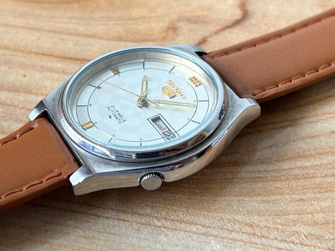 Seiko 5 Rare Dial 7009-3170 Automatic 37mm Men’s Watch, Perfect