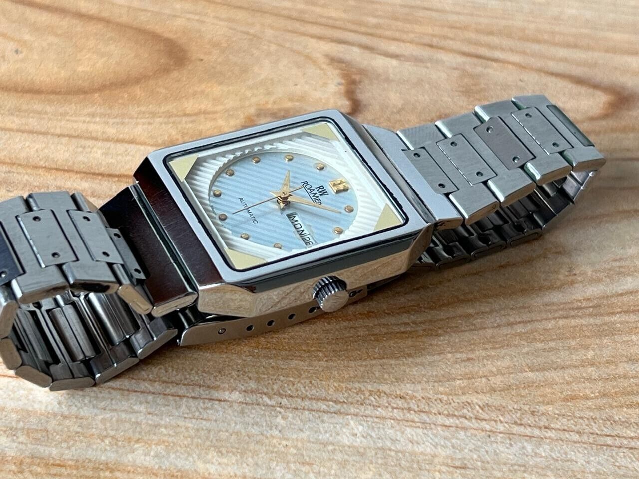 Vintage Roamer Grey Dial Automatic 30mm NOS Men’s Watch, Perfect