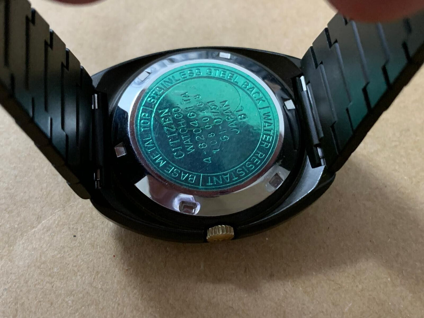 Mens Watch Citizen NOS 21 Jewels Rare Automatic Titanium Case 36mm