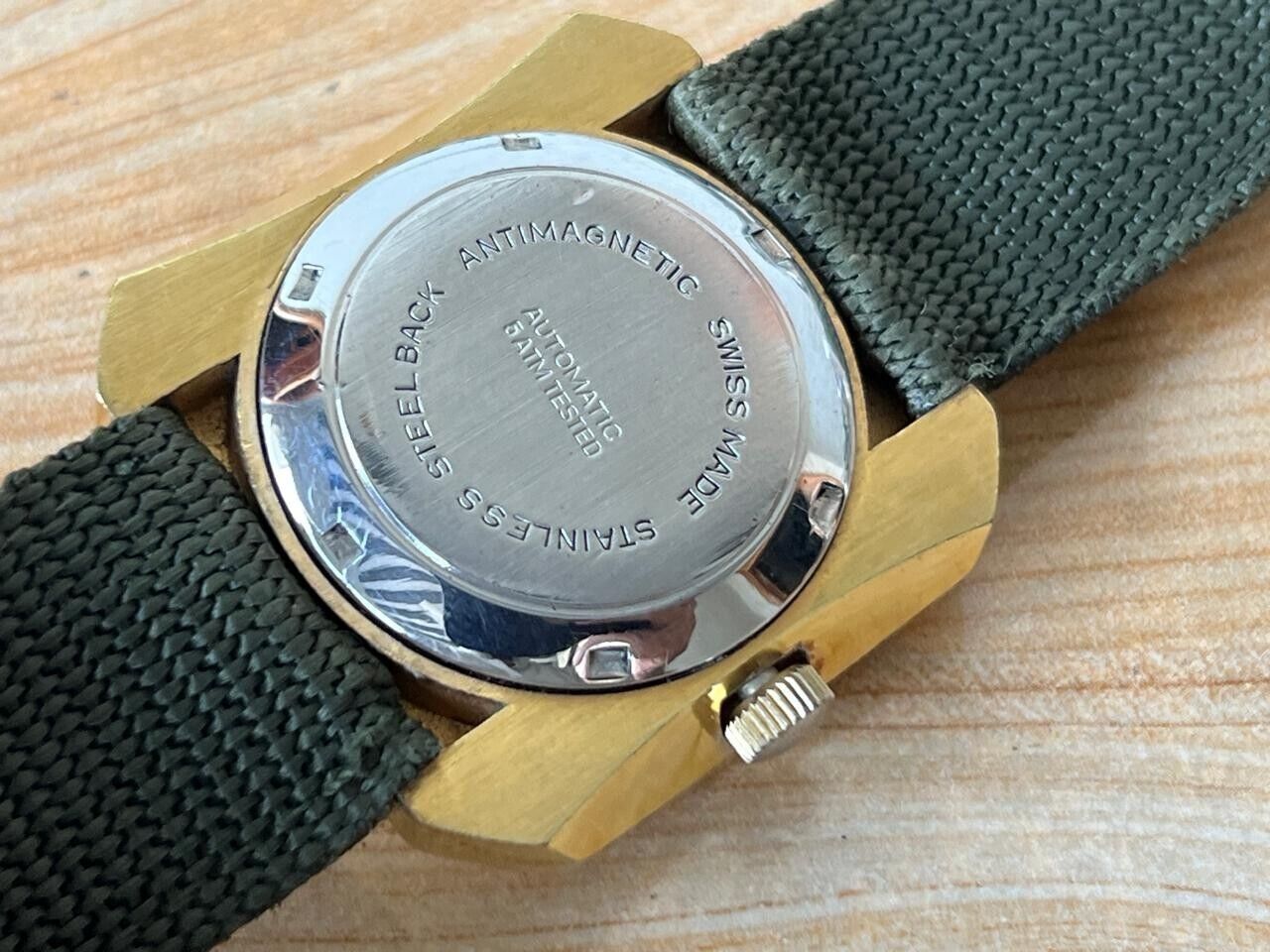 Vintage Cadilca Green Dial Automatic 38mm Men’s Watch, Perfect