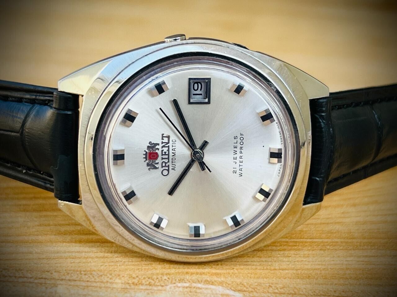 Vintage Orient Silver Dial Automatic 38mm Mens Watch, Perfect