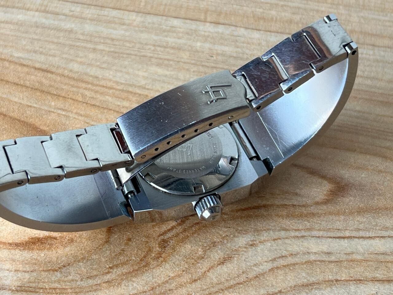 Vintage Louis Rossel Rare Dial 28mm Automatic Ladies Watch NOS