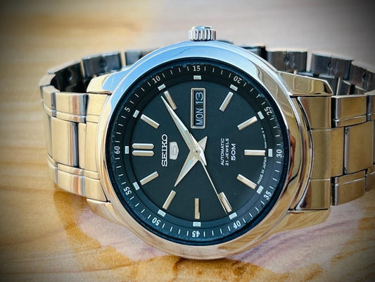 Seiko 5 Automatic 50m 7S26-03Z0 43mm Men’s Watch, Japan Made Big Size