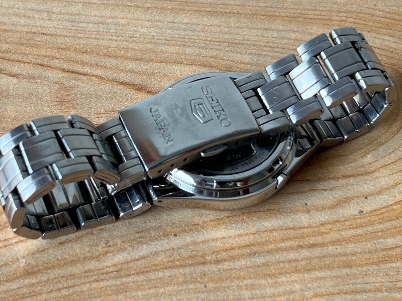 Seiko 5 Black Dial 7s26-02s0 Automatic 21 Jewels 36mm Men’s Watch, Perfect