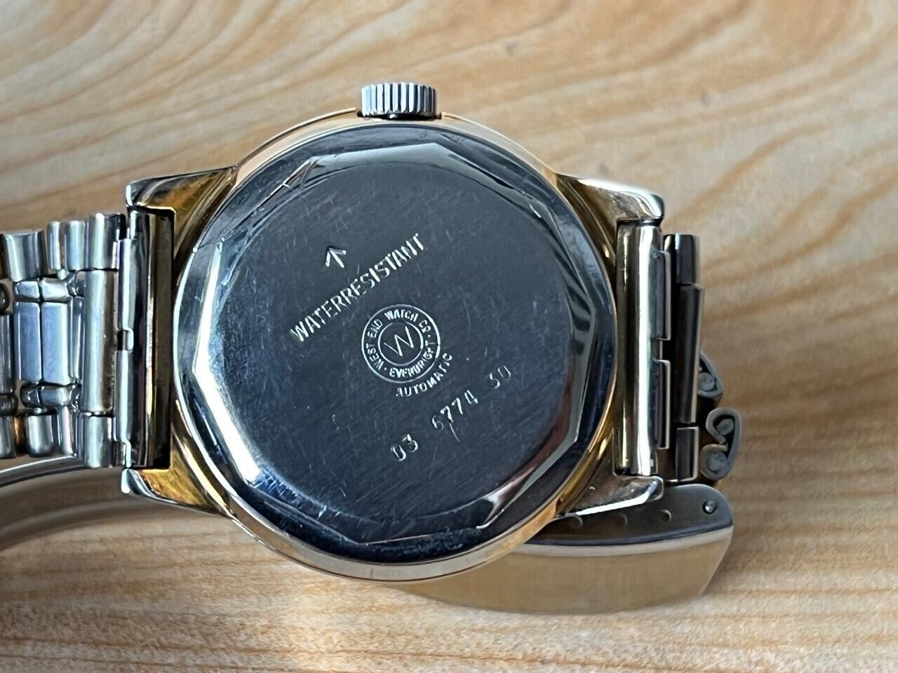 Vintage West End Co Sapphire Glass Automatic Men’s Watch, Perfect