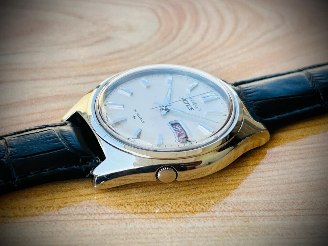 Vintage Seiko Actus 21 Jewels Automatic 7019-8010 Japan 39mm