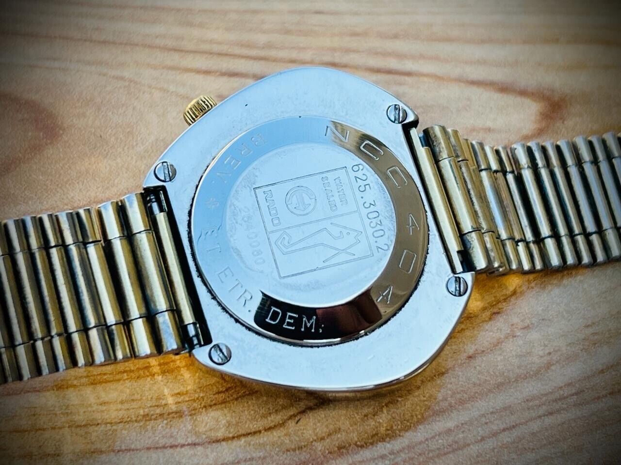 Vintage Rado NCC 404 NOS Brown Dial Automatic Mens Watch, Ultra Rare