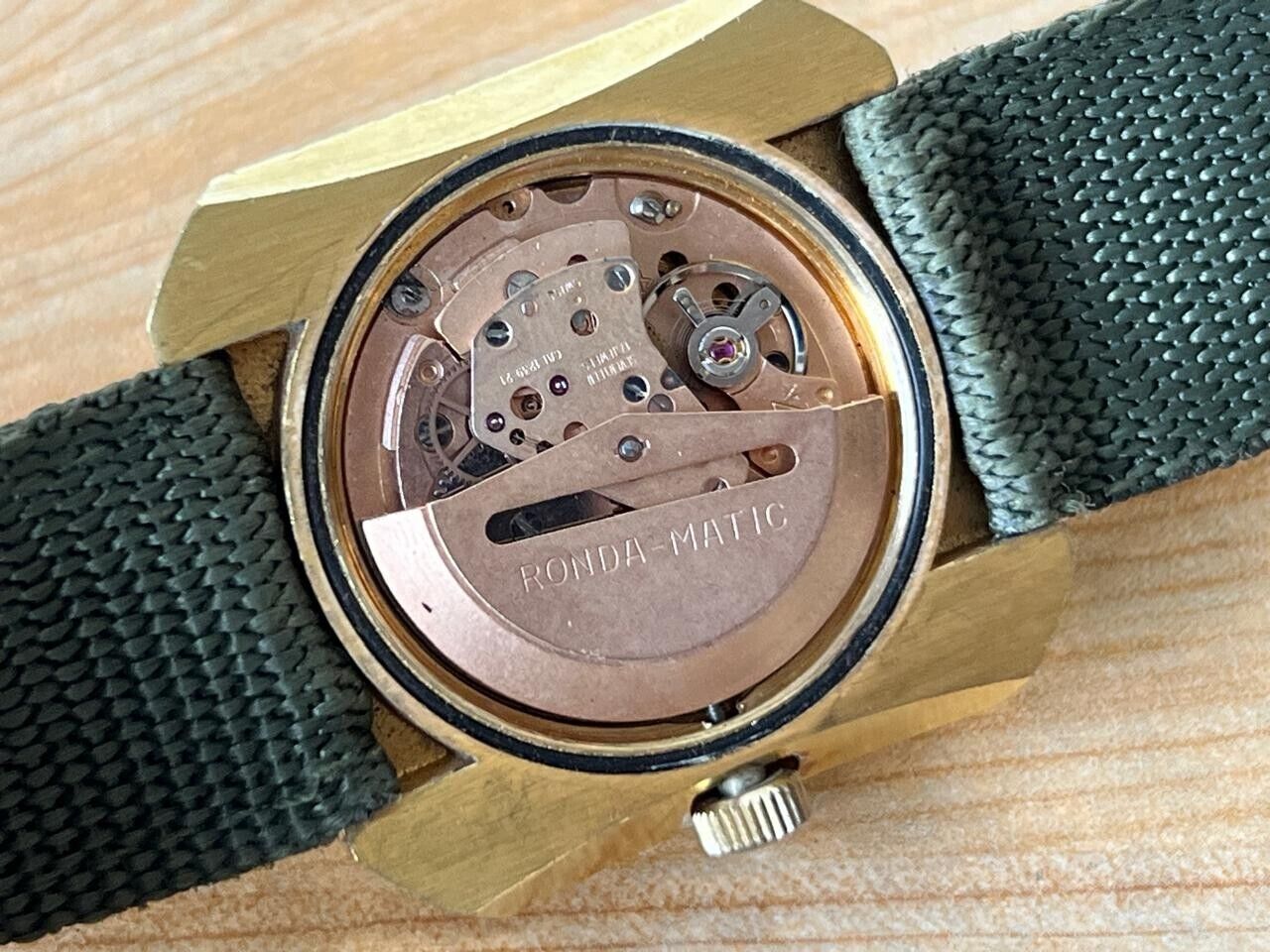 Vintage Cadilca Green Dial Automatic 38mm Men’s Watch, Perfect