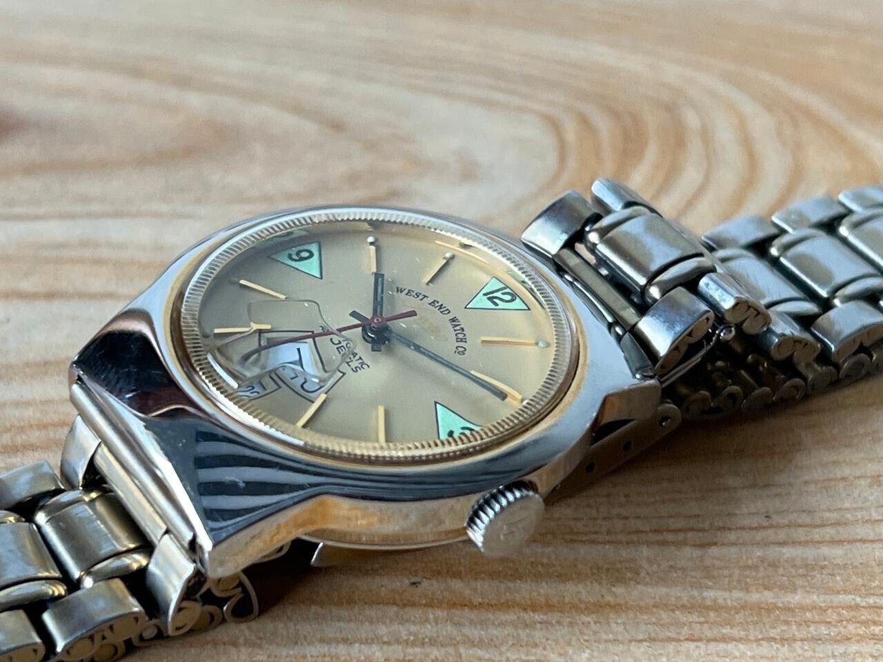 Vintage West End Co Sapphire Glass Automatic Men’s Watch, Perfect