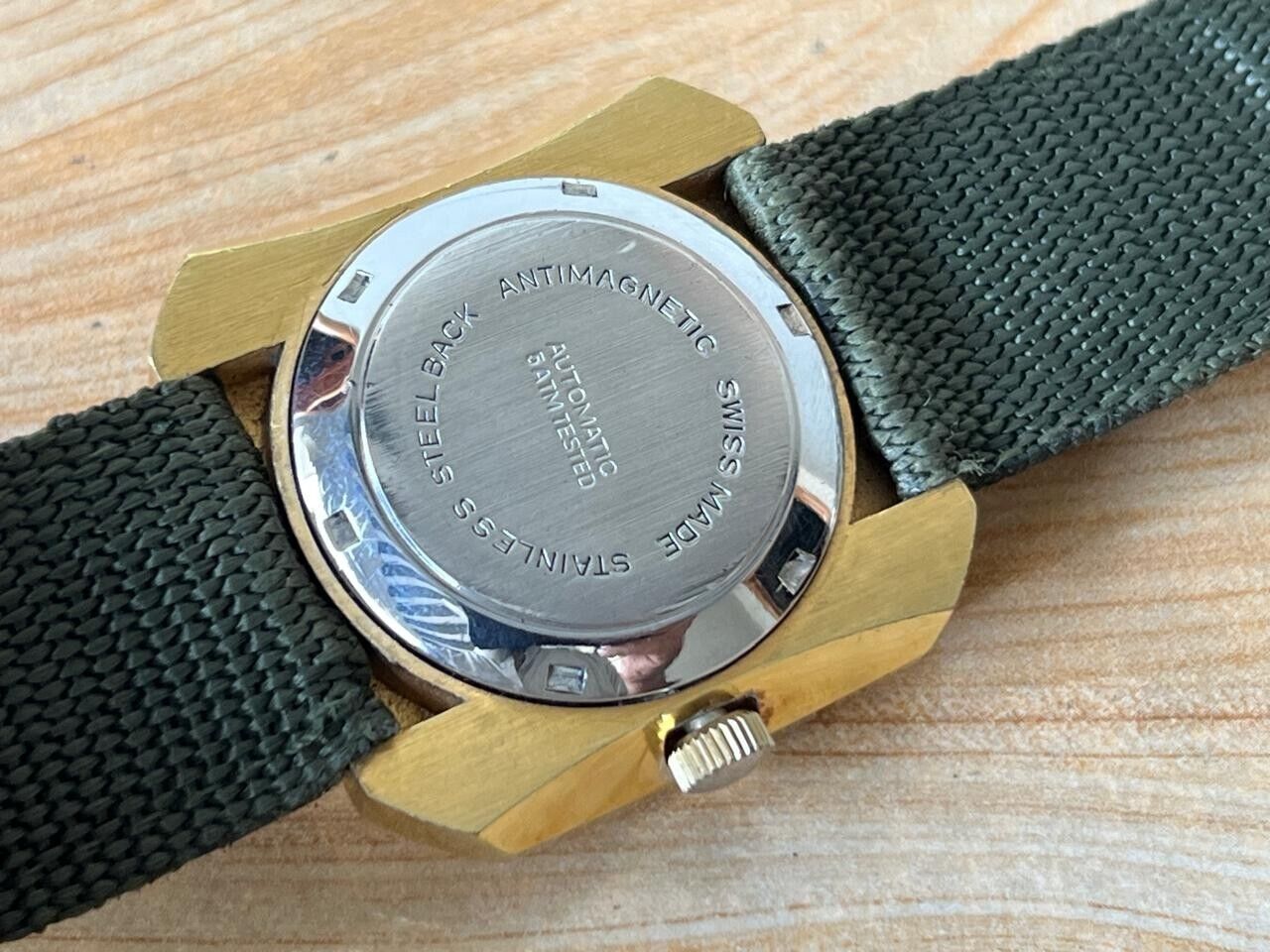 Vintage Cadilca Green Dial Automatic 38mm Men’s Watch, Perfect