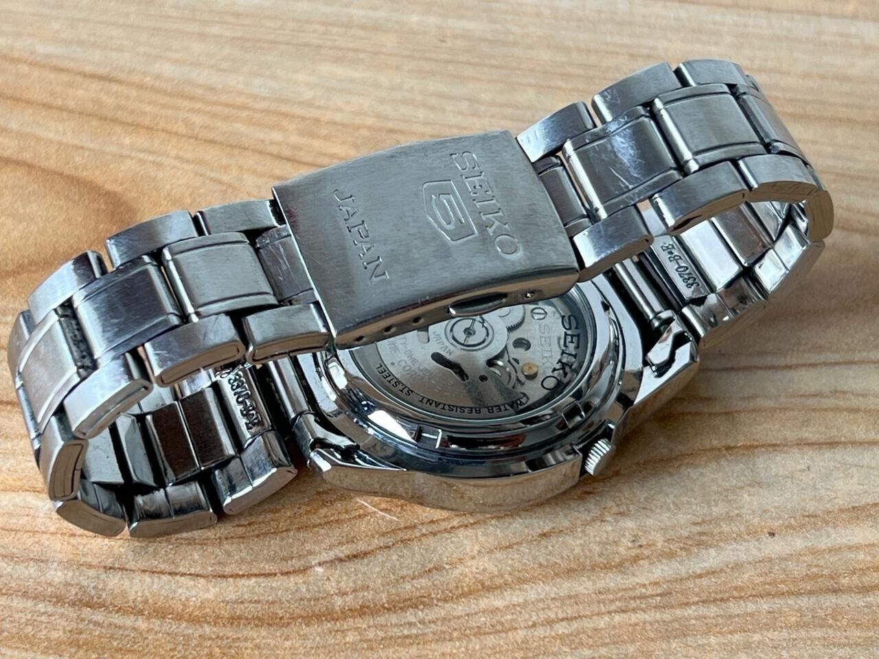 Seiko 5 Black Dial 7s26-02w0 Automatic 21 Jewels 39mm Men’s Watch, Perfect