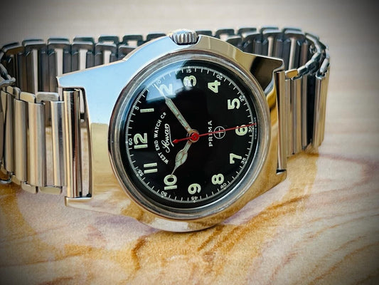 Vintage West End Black Dial Manual Wind Gents Watch 34mm, Swiss Made