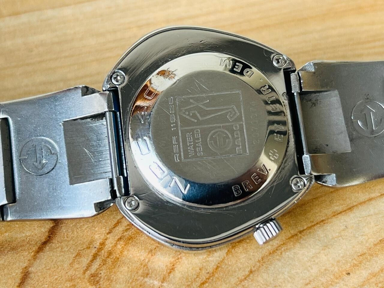 Vintage Rado NCC 404 NOS Silver Dial Automatic Mens Watch, Ultra Rare