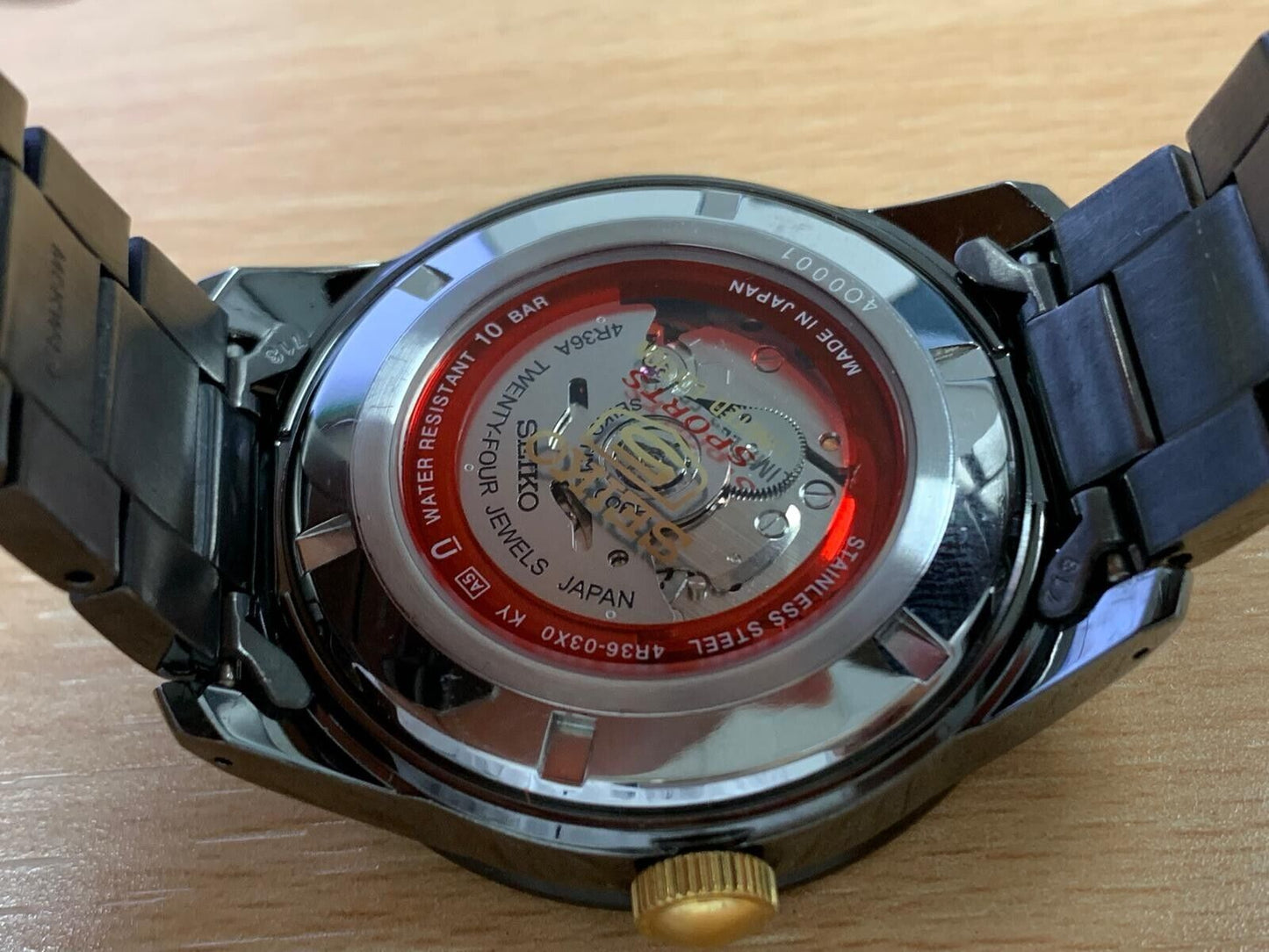 Seiko 5 Sports 100m Monster Limited Edition Beautiful Automatic Mens Watch