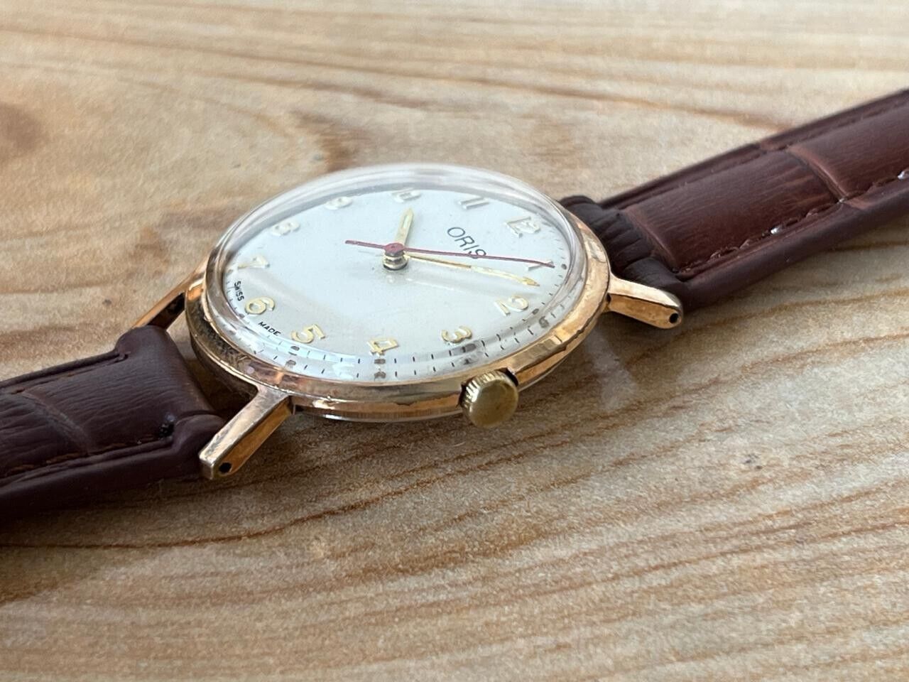 Vintage Oris Manual Wind RARE Slim 33mm Men’s Watch, Perfect