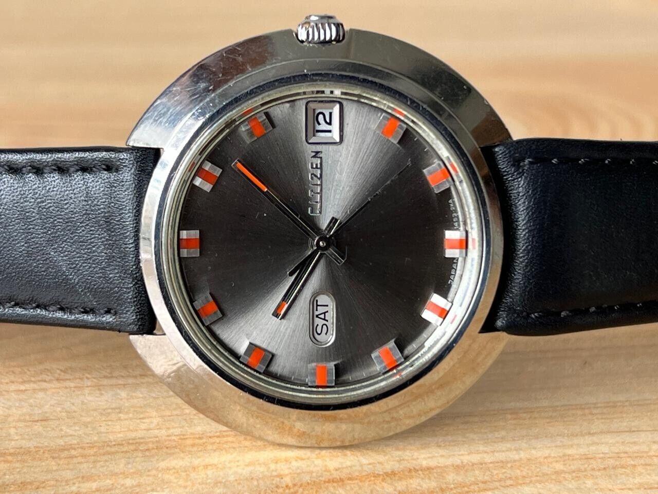 Vintage Citizen Rare Grey Dial Automatic 42mm Men’s Watch, Perfect