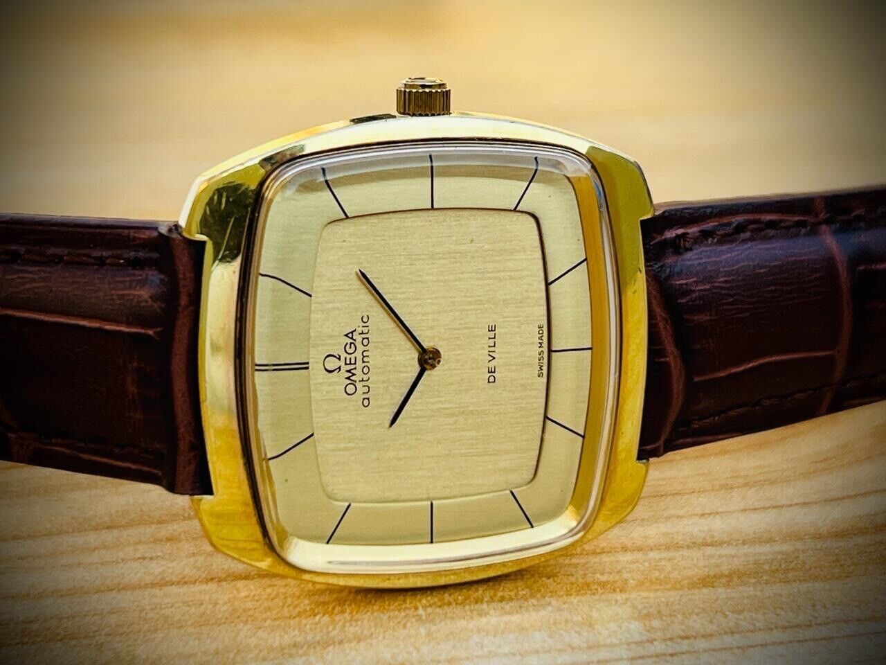Vintage Omega De Ville Automatic Men’s Watch 37mm 151.0051 Rare Cal.711