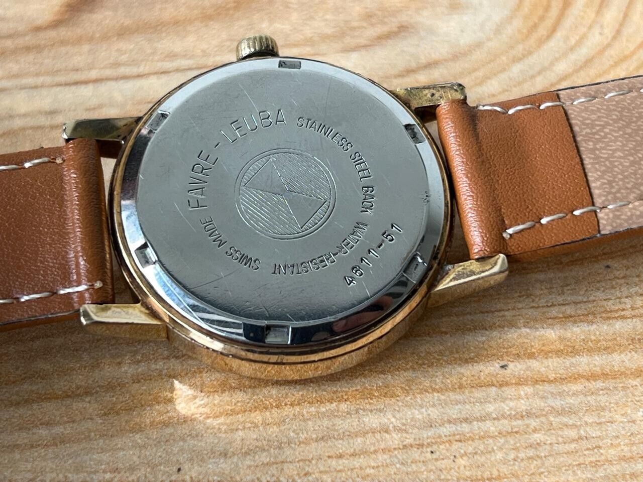 Vintage Favre Leuba Geneve Twin Power 35mm Automatic Men’s Watch, Perfect