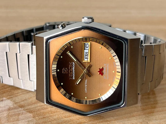 Vintage Ricoh Crystal NOS Automatic 36mm Men’s Watch, Perfect