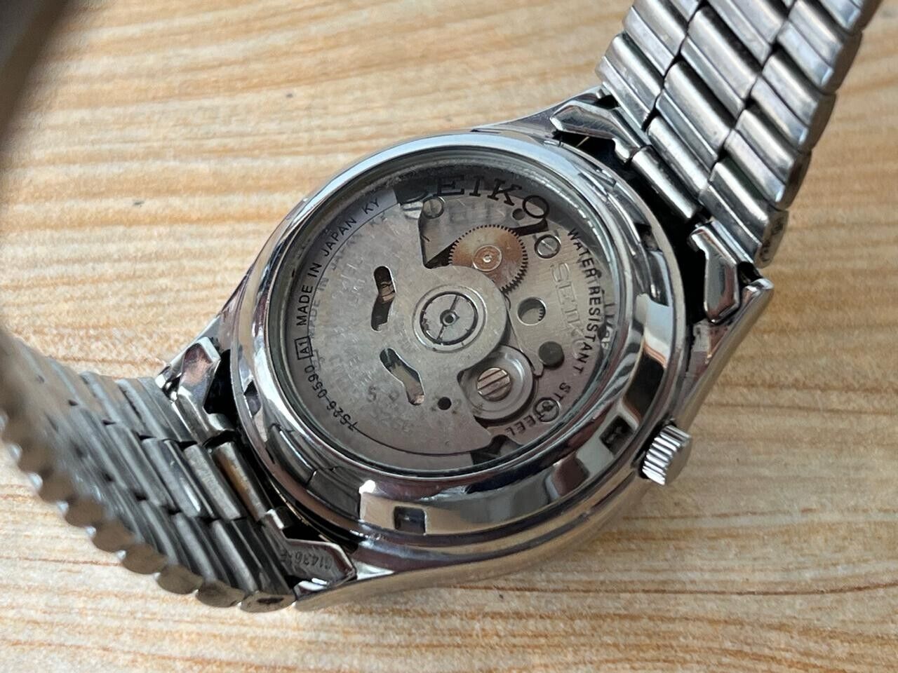 Vintage Seiko 5 Silver Dial 7s26-0590 Automatic 35mm Men’s Watch, Perfect
